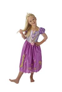 Disney Prinsesse Rapunzel Deluxe Kjole Udklædningstøj (3-9 år)-2